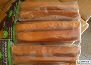 健康美味，廠(chǎng)家直銷(xiāo) 2只裝10寸醬色煙熏發(fā)泡棒——愛(ài)犬的運(yùn)動(dòng)休閑佳品